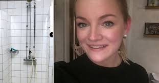 Lisa chockades av manlig städare