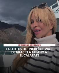 🗻 La diva argentina disfrutó de un recorrido por el sur argentino y posó  con cancherísimos looks. 👇Todas las fotos en la nota de los comentarios.