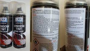Smokey Black Window Tint Spray Car Lens Covers Auto Extreme Privacy Modify 200ml Tinted Windows Tints Spray