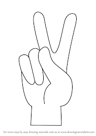 Maybe you would like to learn more about one of these? Learn How To Draw Peace Sign Hand Symbols Step By Step Drawing Tutorials