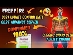 Advance server, ff update, free fire, free fire news, free fire update, free fire update news, gaming news, hindi news, ob27 udpate. Free Fire Ob27 Update Advance Server Confirmed Chrono Character Ability Change Garena Free Fire Youtube