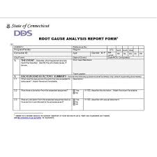 Root Cause Analysis Forms And Diagrams