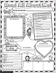 Such worksheets are a useful learning tool for kids who are trying to write or want to practice their language skills at home. Amazon Com Instant Personal Poster Sets Read All About Me Big Write And Read Learning Posters Ready For Kids To Personalize And Display With Pride 0884382998922 Teaching Resources Scholastic Scholastic Cooper Terry Scholastic Books