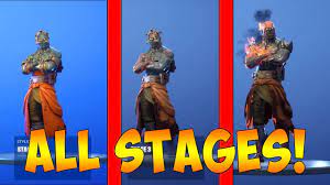 Fortnite 's prisoner skin went live a few weeks back, and it features four cosmetic stages that can unlocked by performing specific tasks at . How To Unlock All Stages Of The Prisoner Skin In Fortnite All Locations For Upgrade In 3 Minutes Youtube