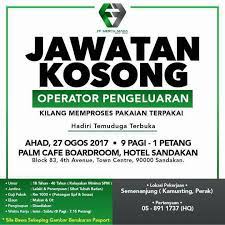 Info jawatan jambatan kerja raya (jkr) 2020. Jawatan Kosong Sandakan Facebook