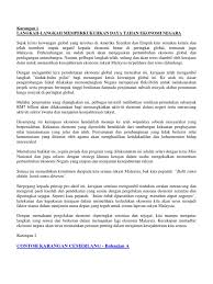 Bukan itu sahaja, sebanyak rm1.169 juta digunakan sehari oleh kerajaan sebagai kos untuk penahanan pendatang asing tanpa izin (pati ) amat merugikan negara sekali gus. Contoh Karangan Langkah Langkah Untuk Menjimatkan Perbelanjaan Spm