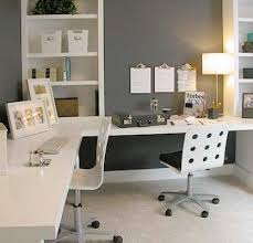 L Shaped Desk Ikea Home Office Farmhouse With Blogger S Office Casters Computer Home Office Design Home Office Space Home Office Furniture