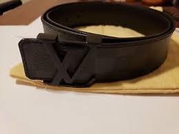 Black And Grey Checkered Louis Vuitton Belt Black Damier Ebene Lv Men S Leather Authentic Louis Vuitton Lv Belt Size 100cm Fashion Clothing Shoes Accessories Men Belt Louis Vuitton Belt Buckle Black