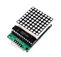 Red Dot Matrix Module - MAX7219