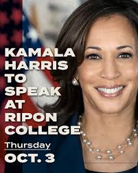 Ripon College believes it is important to foster political discourse, civic  engagement and thoughtful and respectful exchange of ideas. As such, we  were approached and have agreed to host a Harris for