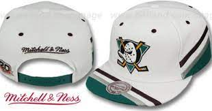 Mighty Ducks Team Jersey Snapback White Hat By Mitchell Ness Hats Sport Hat Team Jersey