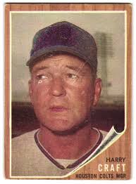 Harry Craft 1962 Topps MLB Card #12