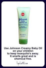 Johnson Johnson Cream To Stop Mosquitoes Johnsons Baby Creamy Oil Johnson Baby Oil Baby Oil Gel