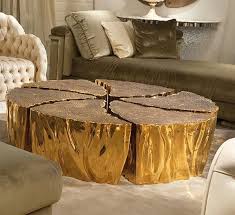 Unique Furniture Gold Tree Trunk Coffee Table Modern Living Room Ideas Coffee Table Trunk Tree Trunk Coffee Table Coffee Table