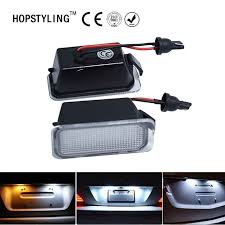 2pcs Error Free For Ford Fiesta Ja8 Focus S Max C Max Mondeo Kuga Galaxy 2010 18smd Car Led License Plate Light Lamp Oem Replace Car Led Ford Fiesta Lamp Light
