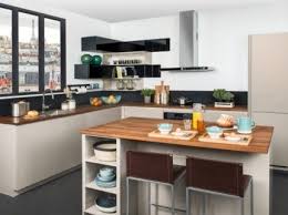 26 cuisines ouvertes avec ilot central pour s inspirer amenagement cuisine cuisine moderne et cuisine darty