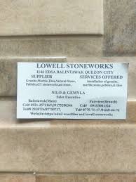 Lowell Stone Works...