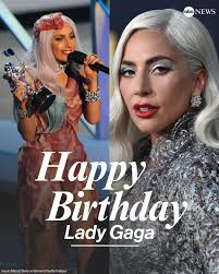 HAPPY BIRTHDAY: Singer and actress Lady Gaga turns 38 today.  https://abcnews.visitlink.me/c6h0sW