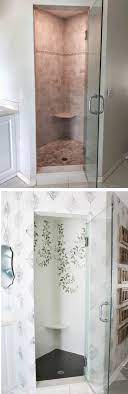 Ready for the layered glass, ceramic, and natural stone tiles in this space leave it feeling fresh and versatile. How To Paint Bathroom Tile Floor Shower Backsplash House Mix