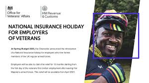 Coverages, deductibles, limits, and discounts vary by state. Office For Veterans Affairs On Twitter From 6 April Employers Who Hire Former Members Of The Uk Regular Armed Forces Will Be Able To Claim A National Insurance Holiday For 12 Months