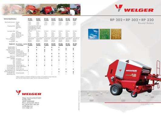 Welger RP 320 Master Baler