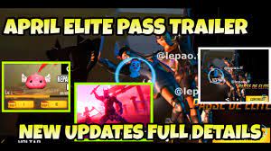 If you are trying to download the game then use the links given below and replace the files with your old game files and the enjoy the new update. Free Fire April Elite Pass 2020 New Pet Poring Ability Free Fire April 2020 Elite Pass Trailer Youtube