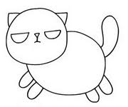 Moms network free animal coloring pages for kids cat. Coloring Pages Badanamu Morning Kids