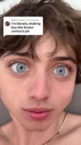 Carrington's Eye Transformation with Brown Contacts