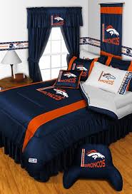 Denver Broncos Sidelines Comforter Bedroom Set Denver Broncos Bedroom Broncos