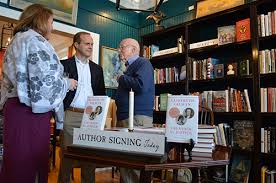 I set up my book signing with the oven pizza co. 04 04 2019 Author Discusses Biography At Berlin Book Signing Event News Ocean City Md