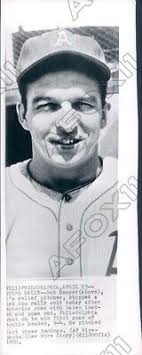 1950 Philadelphia Athletics Baseball Player Pitcher Robert Hooper Press  Photo
