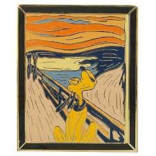 Edvard Munch The Scream Pluto Disney Art Parody Funny Art Scream Parody