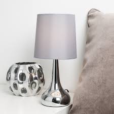 Get the best deals on touch lamps lamps. Pair Of Chrome Touch Table Lamps In A Grey Shade Value Lights