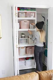 Then here are 23 organization ideas to whip your linen closet into shape! How I Organized My Hall Closet In One Afternoon A Beautiful Mess