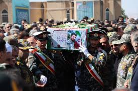 پیکر شهید «مهداد پاشایی فرد» در مراغه تشییع شد