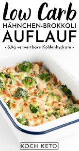 Gesunder Low Carb Hahnchen Brokkoli Auflauf Rezept In 2021 Brokkoli Auflauf Leckeres Essen Einfache Rezepte Mittagessen