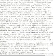 Nursing Research Proposal Paper Example Proposal Paper Nursing Research Research Proposal