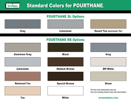 Pourthane Color Chart W R Meadows