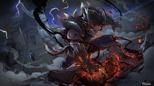 Maybe you would like to learn more about one of these? Artstation Obsidian Dragon Sett Fan Art Marcos Kenji Uchima