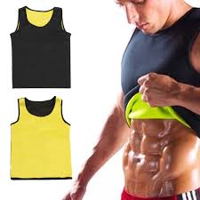 Sweat Sauna Body Shaper Men Vest Thermo Neoprene Trainer Sliming Waist Belt Tracksuit