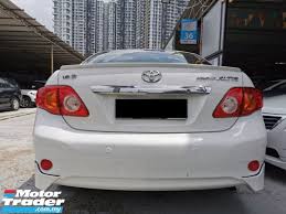 Rates as low as 7.49% apr1. Rm 27 994 2008 Toyota Corolla Altis 1 8 G Facelift A N