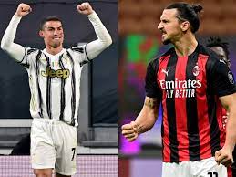 Zlatan ibrahimovic debuts but ac milan settles for draw. Cristiano Ronaldo Levels Up With Zlatan Ibrahimovic In Battle Of Evergreen Strikers Football News Times Of India