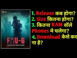 Faug Game Full Details Faug Release Date Game Size How To Download Faug System Requirements Youtube