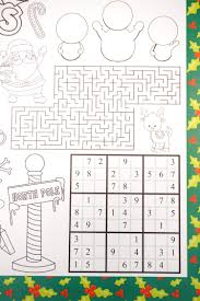 When artwork inevitably ends up on the walls, doors, furniture and. Printable Christmas Placemats For Kids Happiness Is Homemade
