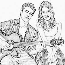 Den ersten platz im test konnte der hersteller soy luna für sich gewinnen. Violetta Szinezok Ausmalbilder Ausmalen Violetta Und Leon