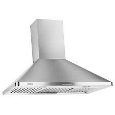 Ancona Hotte De Cuisiniere Murale Chef Wpc 636 Avec Ampoules A Del 36 Po Home Depot Canada