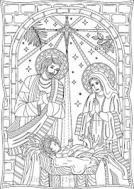 Set Di 3 Pagine Da Colorare Di Natale Natale Regali Etsy In 2020 Nativity Coloring Pages Nativity Coloring Printable Christmas Coloring Pages