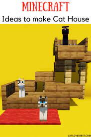 Minecraft Cat House To Build In Game Ideas To Make Cat House In 2021 Outdoor Cat House Cat House Outdoor Cats