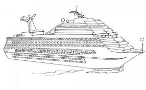 More than 10,000,000 people take a cruise each year. Drawing Cruise Ship Paquebot 140711 Transportation Printable Coloring Pages