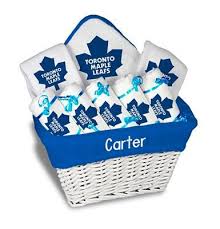 Personalized Toronto Maple Leafs Large Gift Basket Large Gift Toronto Maple Leafs Perfect Baby Gift